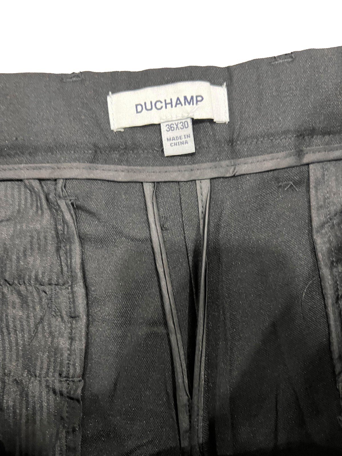 Duchamp Men's Black Pant Stretch Waistband (160) Size 36X30 - Image 7