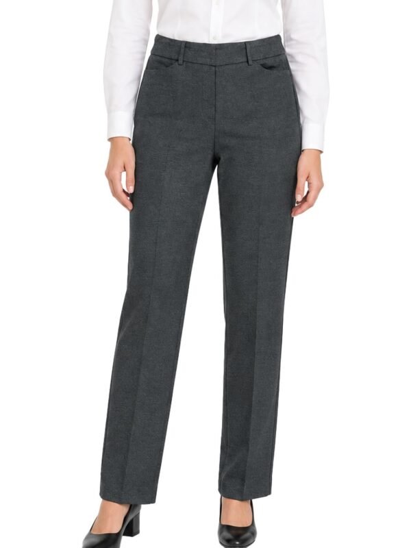 Daila Women's Grey Pant Twill Ponte Pant (161)
