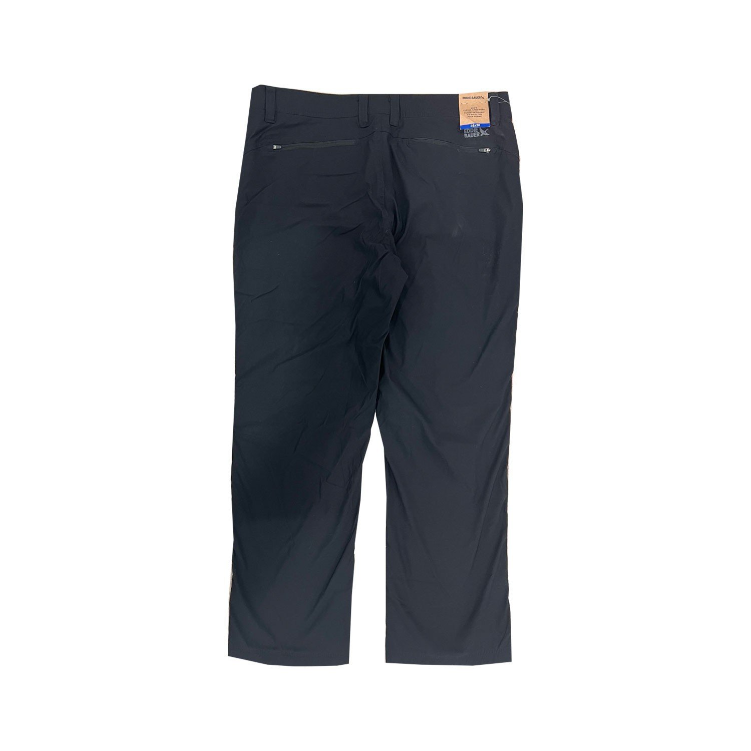 Eddie Bauer Men's Black Pant Fleece Lined Zippered Pocket (134) Size - 36 x 30 - Image 3
