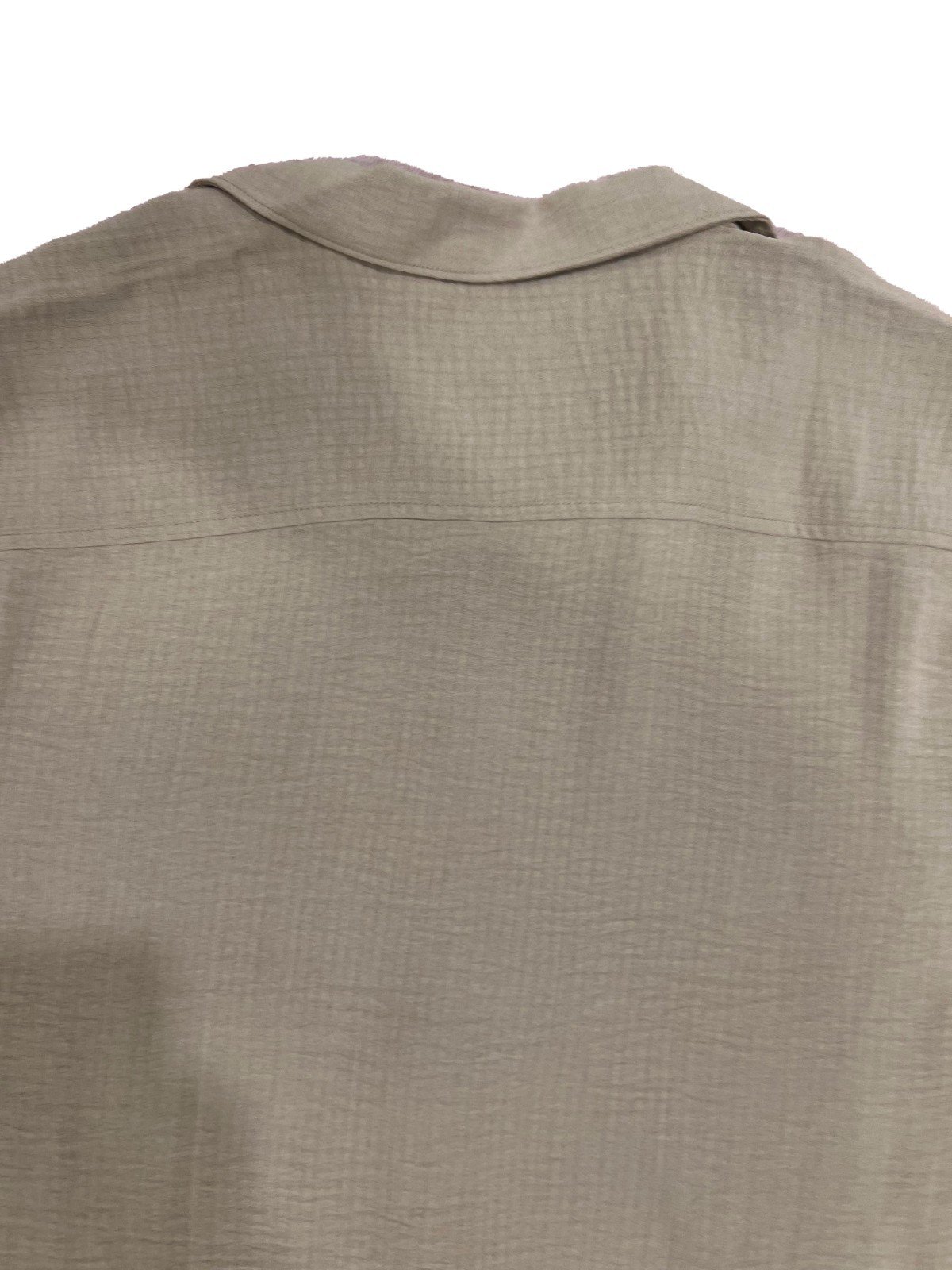 Ike Behar Men's Sage Green Shirt Cuban Collar Short Sleeve (165) - Image 11