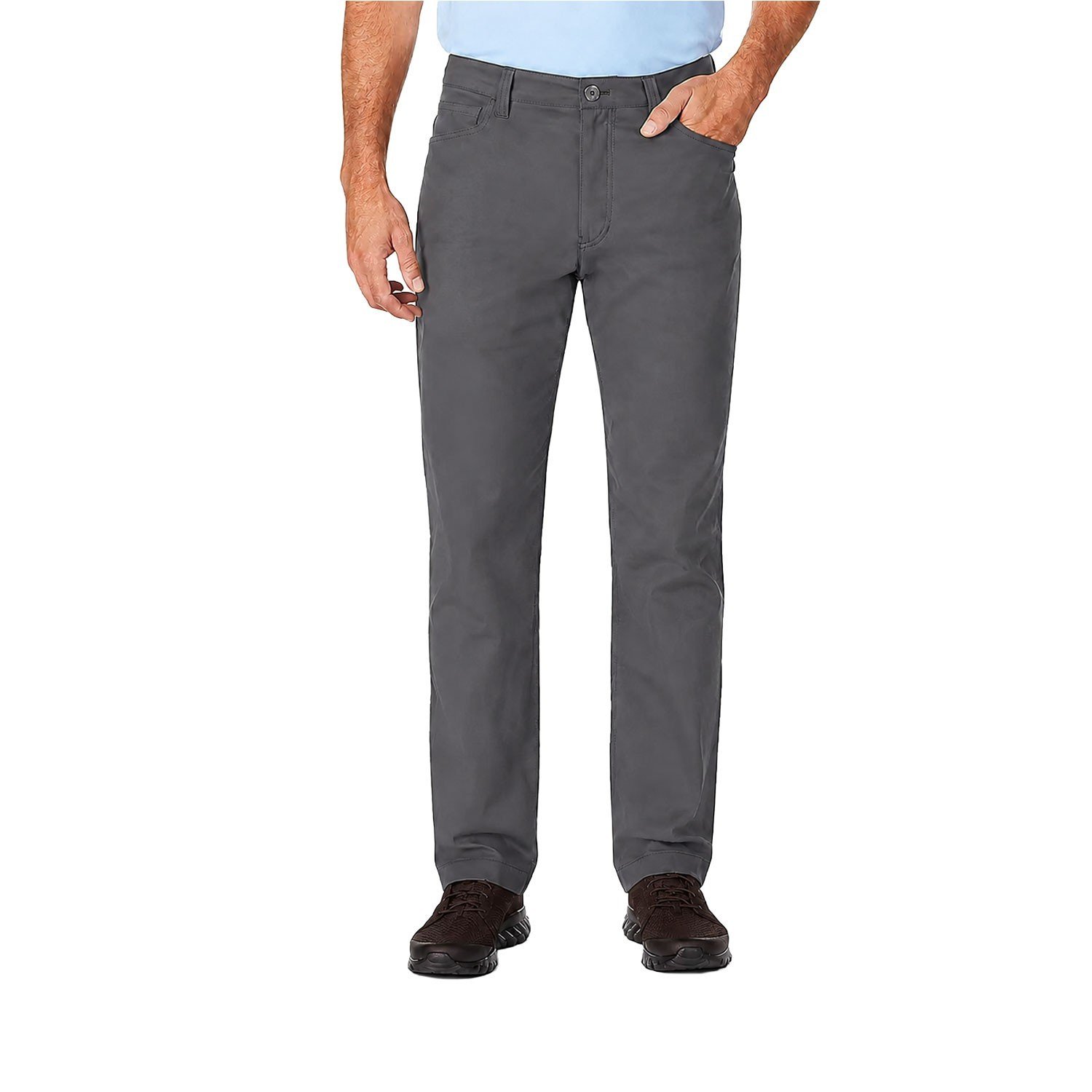Eddie Bauer Men's Grey Tech Pant UPF 50+ Water Repellent (140) Size - 38 x 30