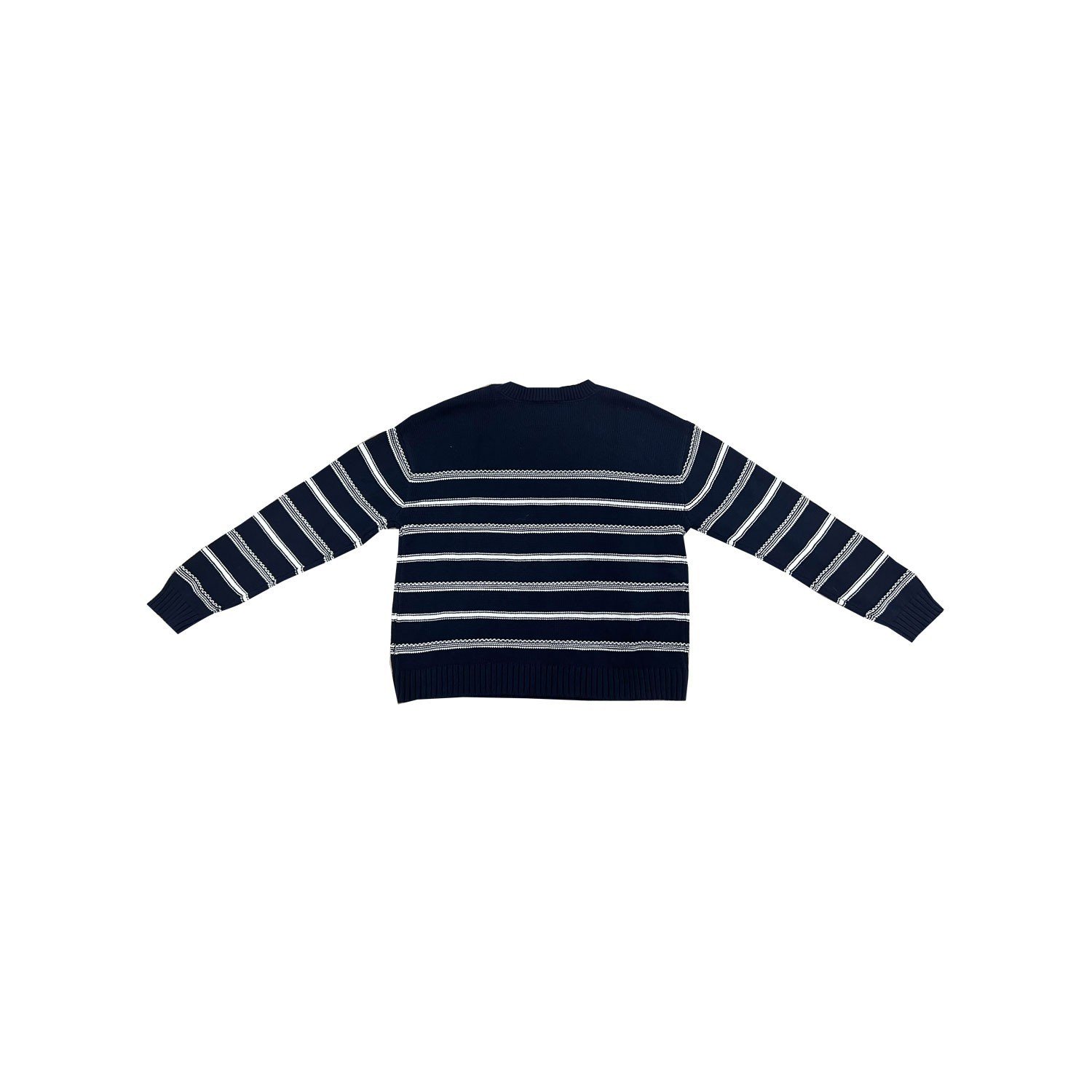 Ella Moss Ladies Navy Blue Sweater Crewneck Knit L\S (153) - Image 3