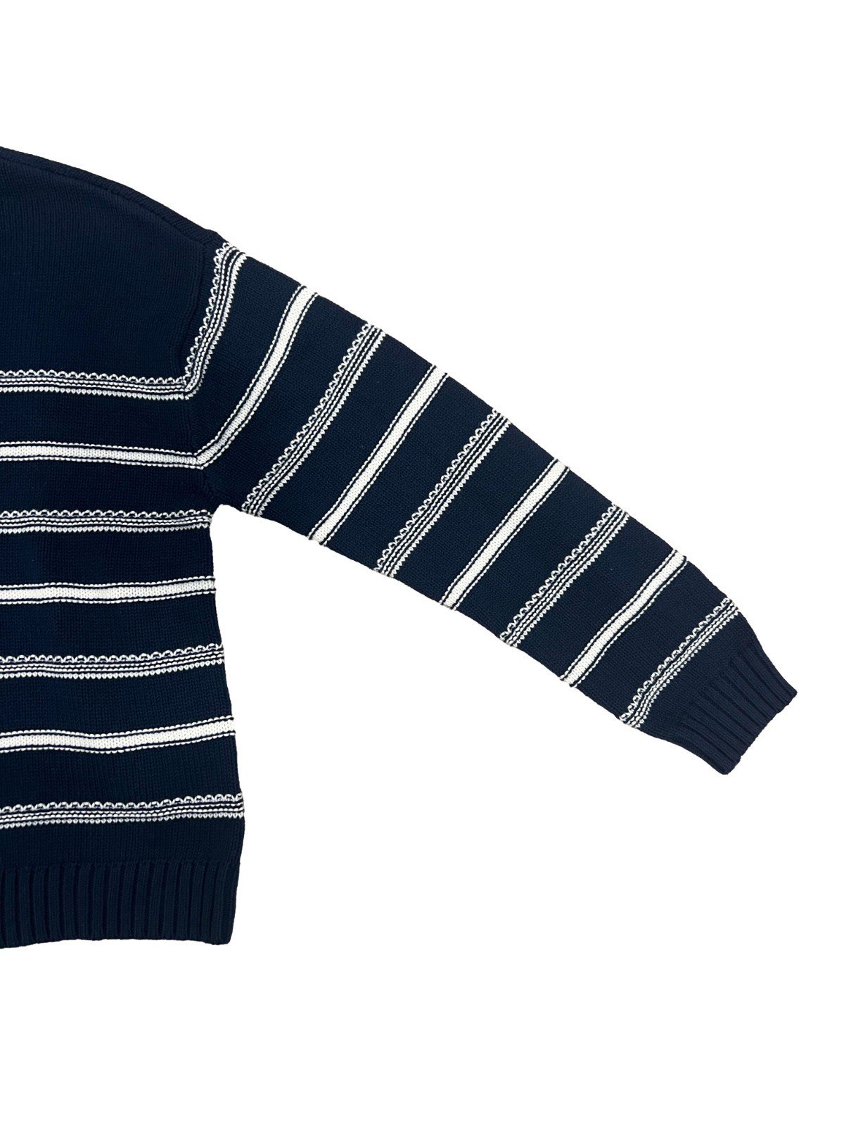 Ella Moss Ladies Navy Blue Sweater Crewneck Knit L\S (153) - Image 11