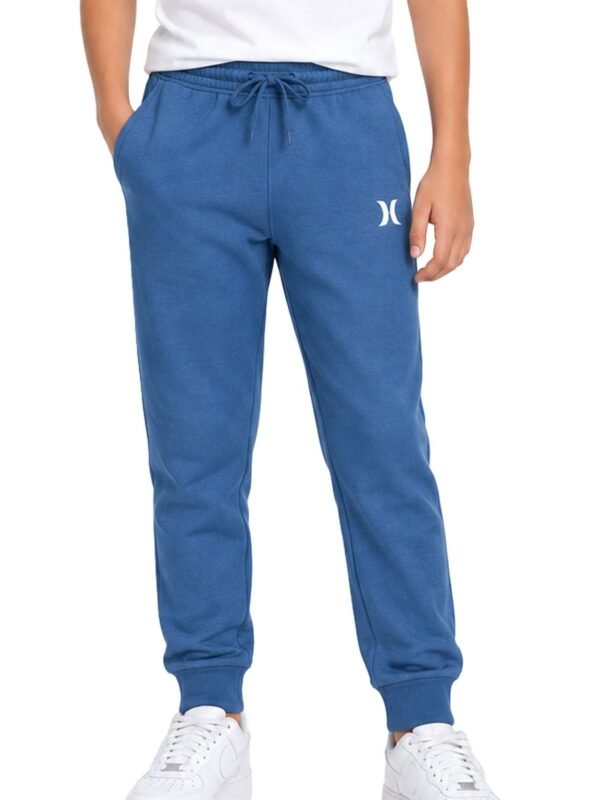 Hurley Youth Light Blue Fleece Jogger Easy Fit Pants (154)