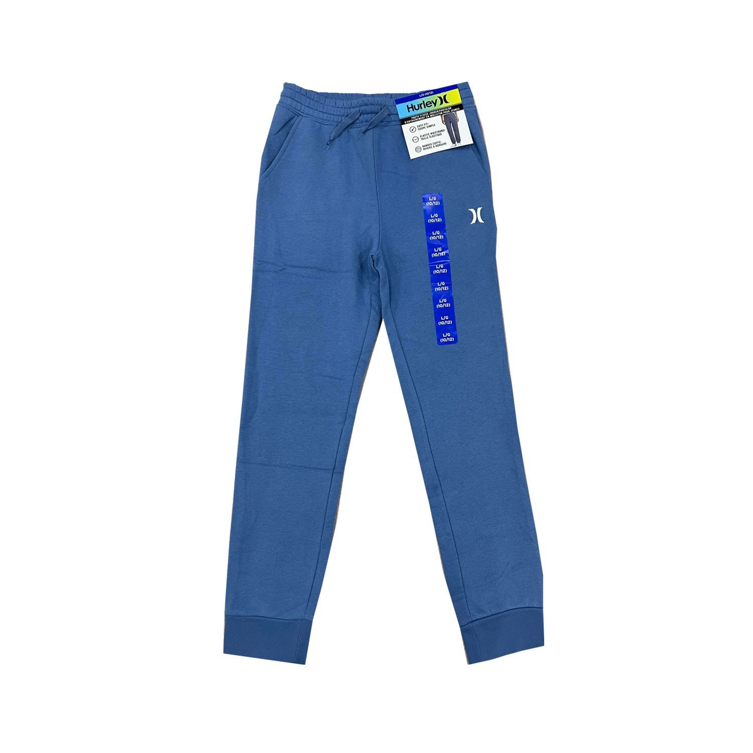 Hurley Youth Light Blue Fleece Jogger Easy Fit Pants (154) - Image 2